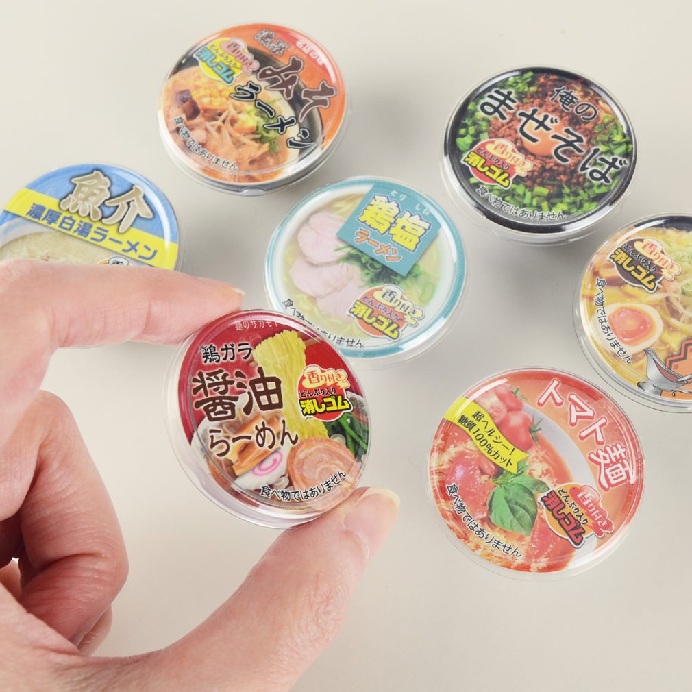 Ramen Erasers Complete with Bowls